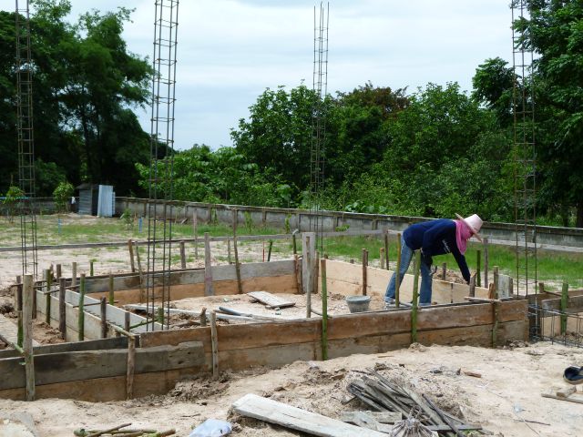 Hausbau in Thailand