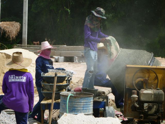 Hausbau in Thailand