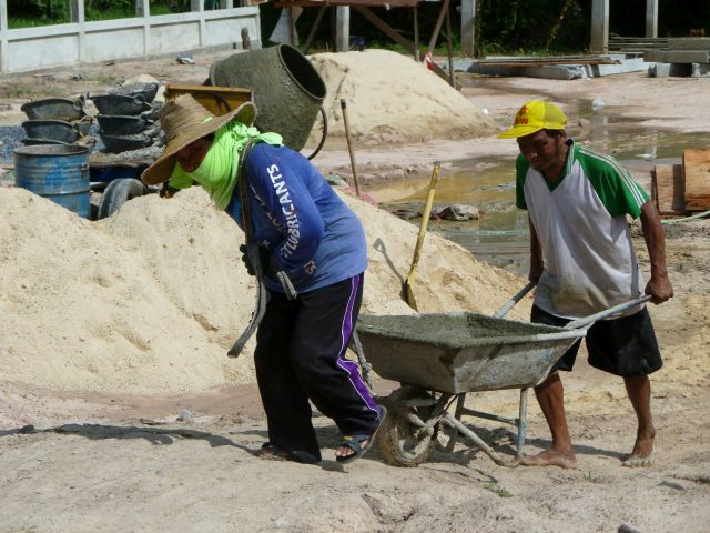 Hausbau in Thailand