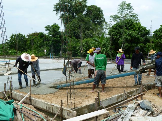 Hausbau in Thailand