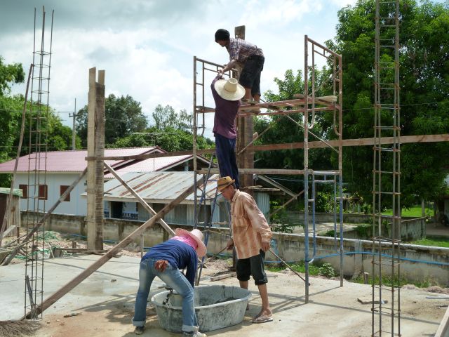 Hausbau in Thailand