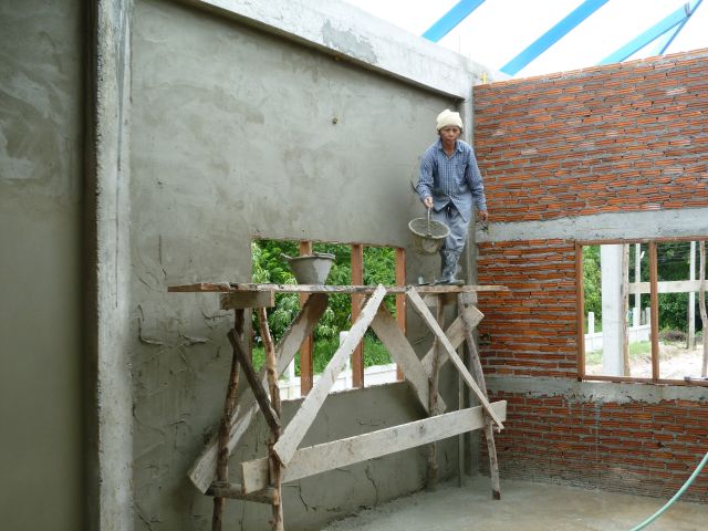 Hausbau in Thailand